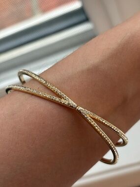 Dainty Gold Plated CZ Bracelet